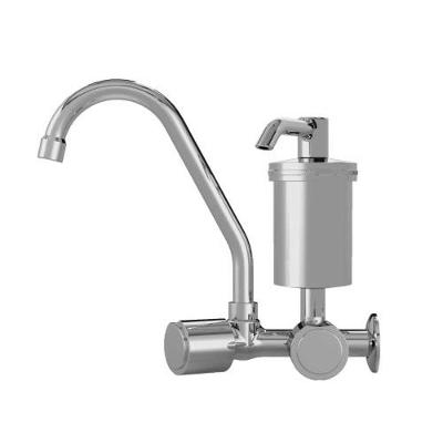 Purificador de Água com Torneira C40 com Bica Móvel Acabamento Cromado em Plástico ABS Prata