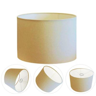 Cúpula para Abajur e Luminária CP-8022 Cilíndrica Bocal Europeu Algodão Cru Vivare Brasil Iluminação
