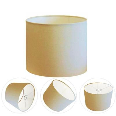 Cúpula para Abajur e Luminária CP-8010 25X25CM Bocal Europeu Algodão Cru Bege Vivare Brasil