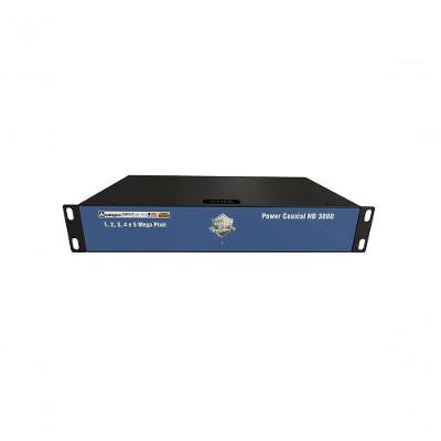 Organizador de Cabos CFTV Power Coaxial HD 3000 16ch com Fonte para Vídeo e Alimentação em Cabo