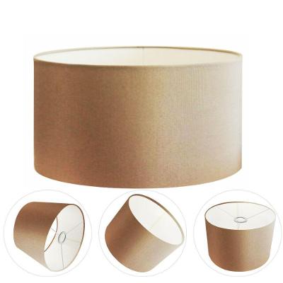 Cúpula para Abajur Cilíndrica CP-7024 50X25CM Resistente à Maresia Bege Vivare Brasil Iluminação