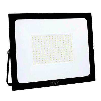 Refletor Led Elgin 200W 6500K Bivolt com Longa Durabilidade Preto Elgin