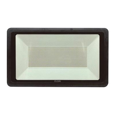 Refletor LED 400W 6500K com Luz Branca e Alta Eficiência Energética Preto Elgin