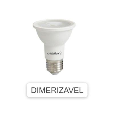 Lâmpada LED PAR20 CLX-PAR20130727 7W 2700K Dimerizável Branco Cristallux