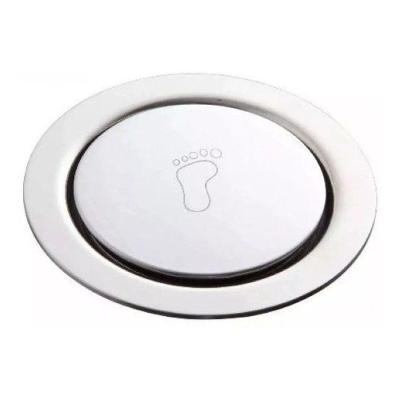 Ralo Inteligente Ralo Click 10x10 cm Pop Up Veda Cheiro Inox Cromado para Cozinha OEM