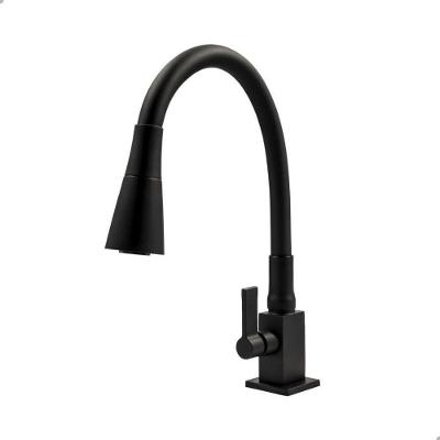 Torneira de Mesa Flexível com Chuveirinho 1-4 de Volta para Bancada em Plástico ABS Preto OEM