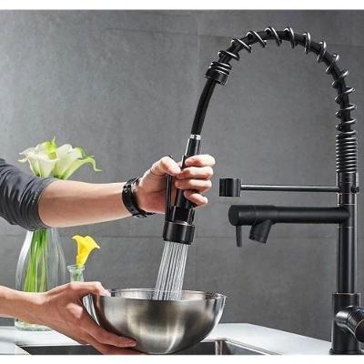 Torneira de Cozinha Gourmet Monocomando de Bancada em Aço Inoxidável Cromado com Bica Extensível