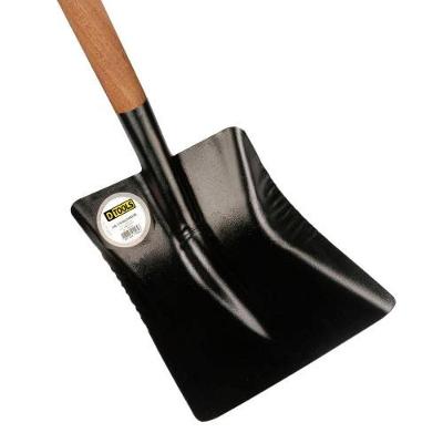 Pá Quadrada 1 e 2mm Cabo Y Metálico 102cm para Jardinagem Construção e Nivelamento Preto Dtools