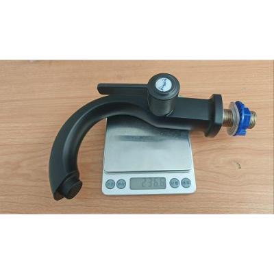 Torneira de Bacia Simples para Cuba de Mesa 1-2 Polegadas em Plástico ABS Jato Concentrado Preto OEM