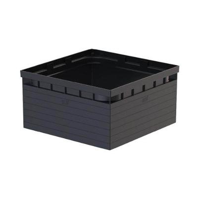 Prolongador para Caixa Coletora de Gordura Modelo 410x410x220mm Prevenção de Entupimentos Preto Herc