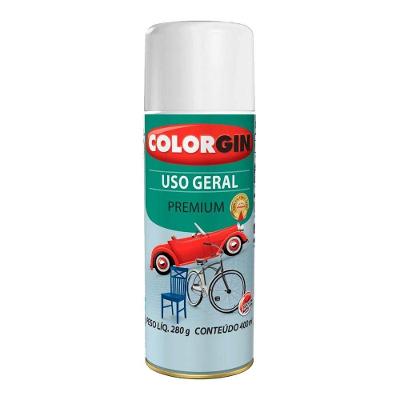 Tinta Spray Uso Geral Premium Brastemp Branco Secagem Rápida 400ml Colorgin
