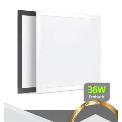 Placa LED Embutir LLEQ436IF 36W 4000K Backlight Quadrada Autovolt 100V-240V IP20