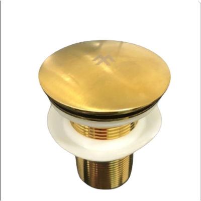 Válvula para Lavatório Click Metal 7-8 com Sistema Que Elimina Mau Cheiro Acabamento Preto Fosco OEM