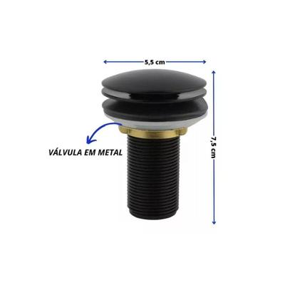 Torneira Quadrada de Mesa para Lavatório Cuba de Sobrepor Aço Inoxidável Preto OEM
