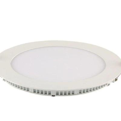 Painel LED Slim de Embutir Placa Led Blumenau Emb 12W 6500K Red 17CM Bivolt Branco Blumenau