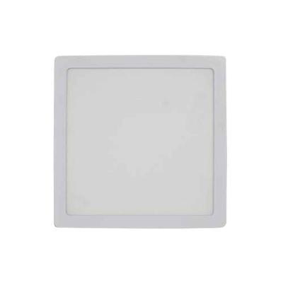 Painel LED Quadrado Sobrepor 24W 3000K Bivolt Automático Branco Foxlux