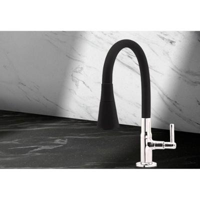 Torneira para Cozinha Torneira Flexível de Bancada 1-4 de Volta em Plástico ABS Preto OEM