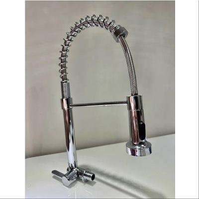 Torneira para Cozinha Gourmet Inox Escovado Monocomando de Bancada em Plástico ABS com Bica