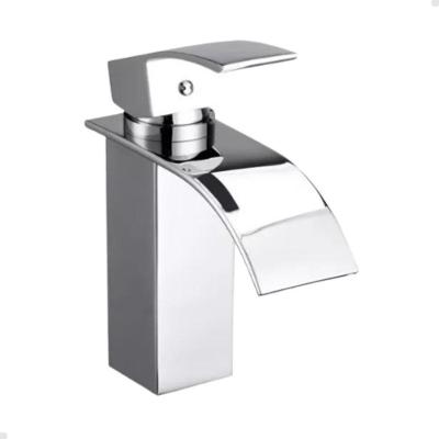 Torneira para Banheiro Lavabo Cascata Monocomando de Bancada Latão Cromada Inox OEM