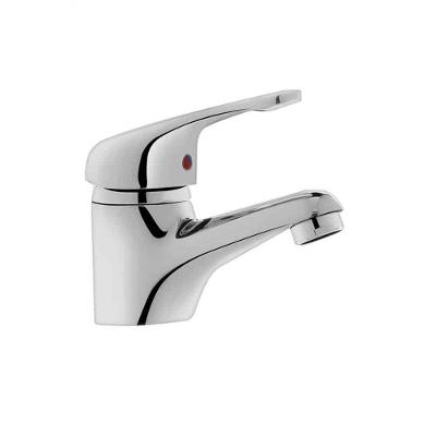 Torneira Monocomando para Banheiro Mesa Banho Baixo de Bancada em Aço Inoxidável Cromado Prata Eco