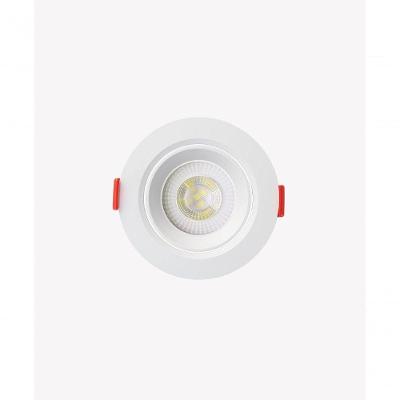 Spot LED Embutido Recuado Redondo 5W 3000K Fluxo 350LM Ângulo 38° Branco Opus