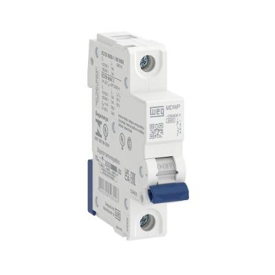Minidisjuntor MDW Mono Curva C 25A com Proteção Contra Sobrecarga e curto-circuito WEG