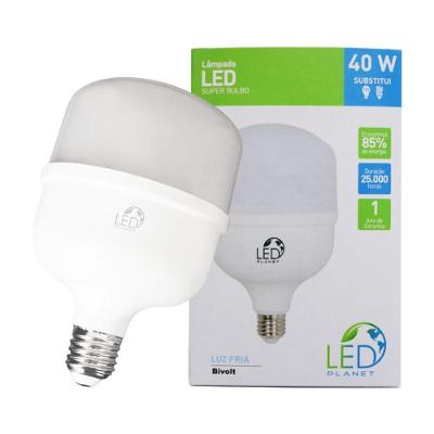 Lâmpada LED Super Bulbo 40W 6500K Economia 85% Branco Frio Base E27 Bivolt OEM