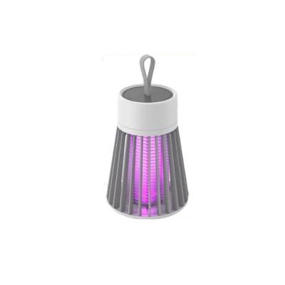 Lâmpada Mata Mosquito Elétrica com Luz UV USB Silenciosa Cinza Kit 2 Unidades OEM