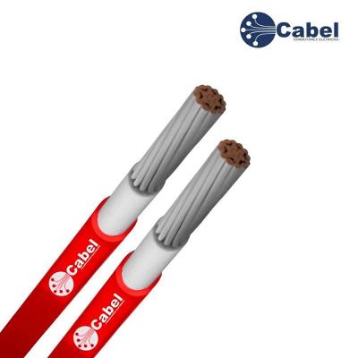 Cabo Solar Cabel 6mm² Vermelho 25m para Sistema Fotovoltaico com Seção Transversal Que Minimiza