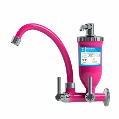 Torneira de Cozinha com Filtro de Parede C-70 1-4 de Volta em Plástico ABS Rosa OEM