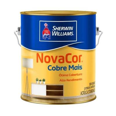 Tinta Color Novacor Cobre Mais Base e Gl para Pintura com Alta Cobertura Cobre Sherwin Williams