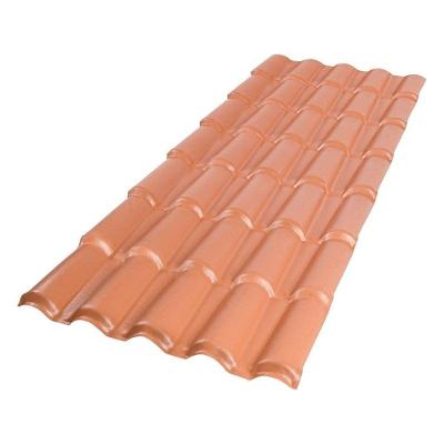 Telha de PVC Colonial Afort Cerâmica Terracota 2 e 30 X 0 e 86 m Alta Resistência OEM