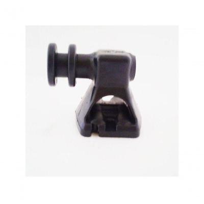 Suporte Isolador para Cabos BAP 2 Vias Preto Suporta Até 200KG com Proteção UV Integrada Preto FTTH