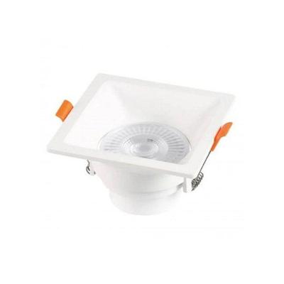 Spot LED de Embutir Quadrado Recuado 6W 3000K Bivolt 410 Lm Branco Blumenau Iluminação