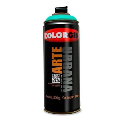 Spray Arte Urbana Verde Mata 911 para Pintura Artística com Acabamento Colorgin