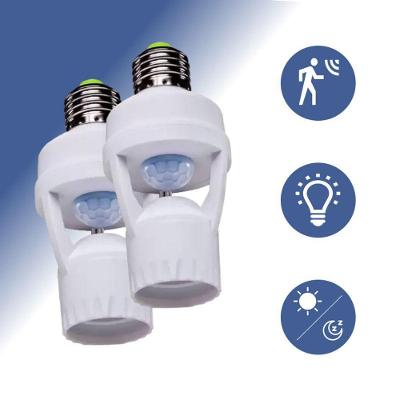 Sensor de Presença com Fotocélula para Lâmpada Soquete Kit 2pcs Economia de Energia Até 80% OEM