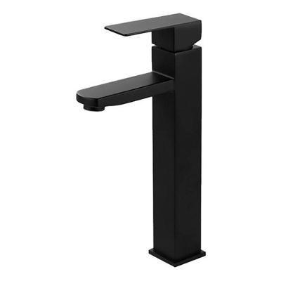 Torneira para Banheiro VBT Decor Matte Lux Alta Monocomando de Mesa em Plástico ABS Preto OEM