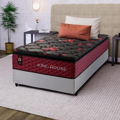Cama Box Molas Ensacadas Toronto Solteiro 88x188 King House