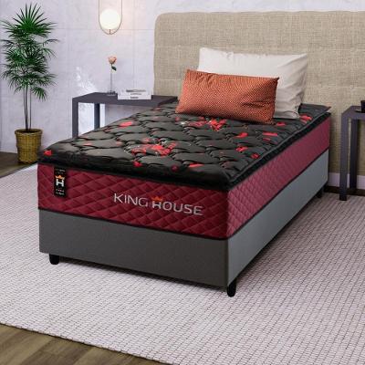 Cama Box Molas Ensacadas Toronto Solteiro 88x188 King House