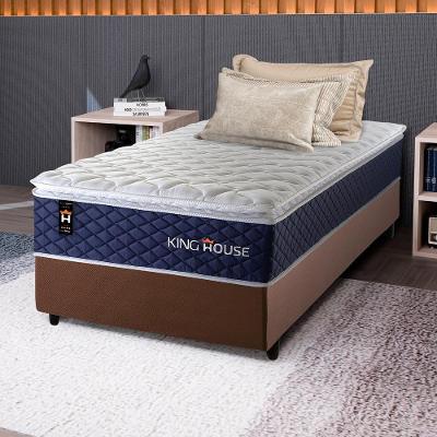 Cama Box Molas Ensacadas Lagras Solteiro 88x188 King House
