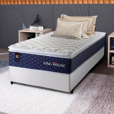 Cama Box Molas Ensacadas Lagras Solteiro 88x188 King House