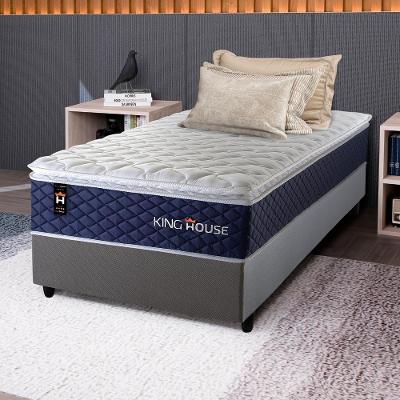 Cama Box Molas Ensacadas Lagras Solteiro 88x188 King House