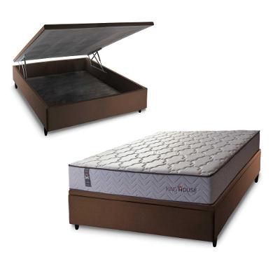 Cama Box Baú Magnético Casal 138x188 Soft Relax King House
