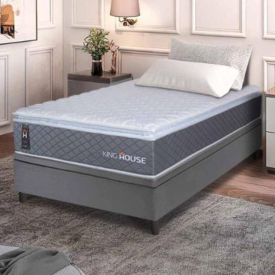 Cama Box Baú Argel Espuma D33 Solteiro 88x188 King House
