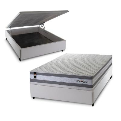 Cama Box Baú Alpine 138x188 com Molas Ensacadas King House