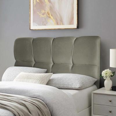 Cabeceira Cama Box Solteiro 98cm Suede Velut Tabaco - King House