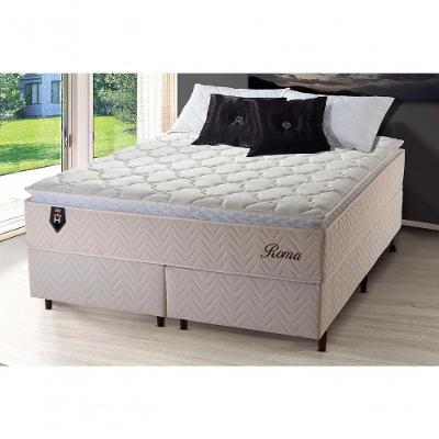 Cama Box Size Roma Molas Ensacadas King 193x203 King House