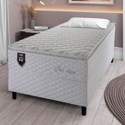 Cama Box Solteiro New Moon Molas Ensacadas Branco King House