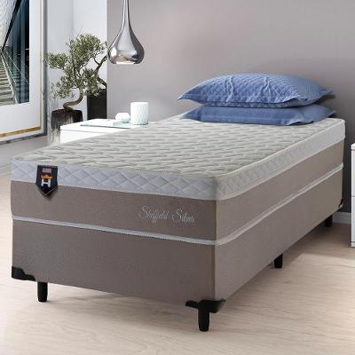 Cama Box Solteirão Sheffield Molas Ensacadas Bege King House