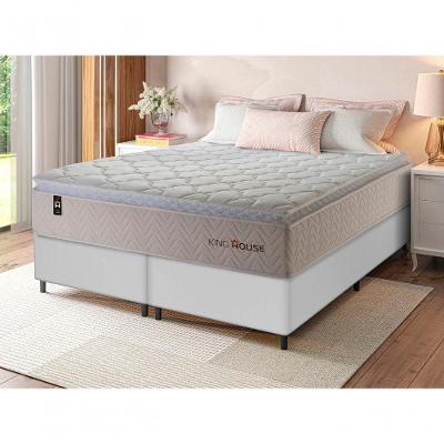Cama Box Roma Molas Ensacadas Queen 158x198 King House